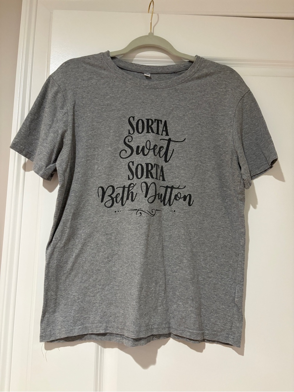 Beth Dutton 'Sorta Sweet' Gray Graphic Tee